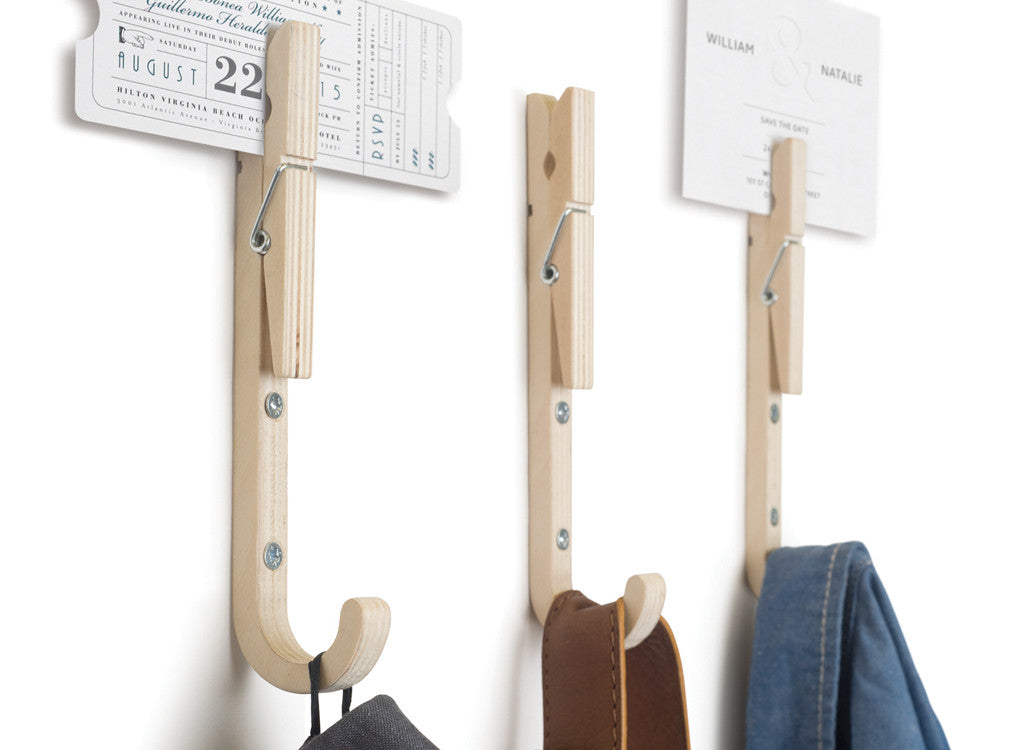 Jpegs  Contemporary wooden coat hooks with handy pegs - THABTO